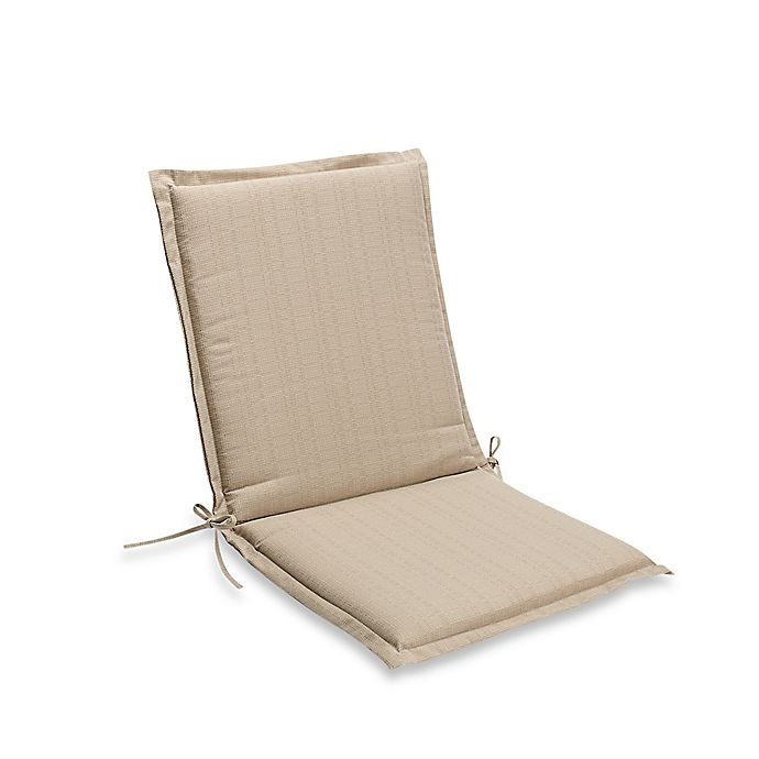 slide 1 of 1, Destination Summer Medford Solid Outdoor Folding Sling Chair Cushion - Flax, 1 ct