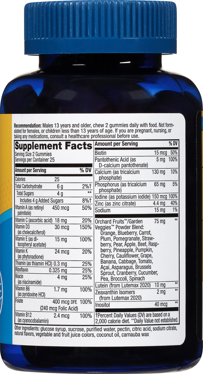 slide 7 of 7, Nature's Way Alive! Teen Complete Gummy Multivitamin for Him, 50 ct