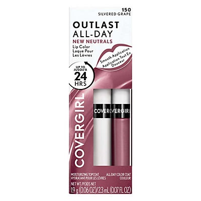 slide 1 of 1, Covergirl Outlast All Day Lip Color Silvered Grape, 0.06 oz