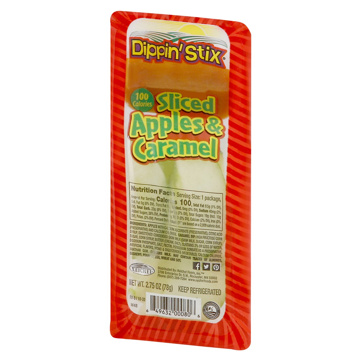 slide 5 of 13, Dippin Stix Sliced Apples & Caramel 2.75 oz Tray, 2.75 oz