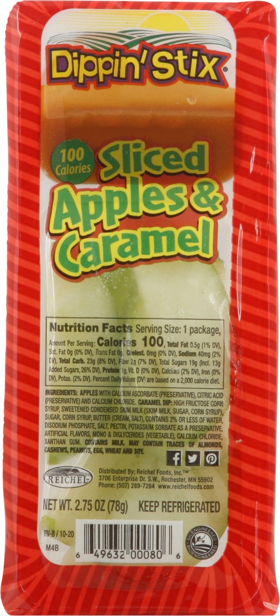 slide 1 of 13, Dippin'Stix Sliced Apples & Caramel 2.75 oz Tray, 2.75 oz