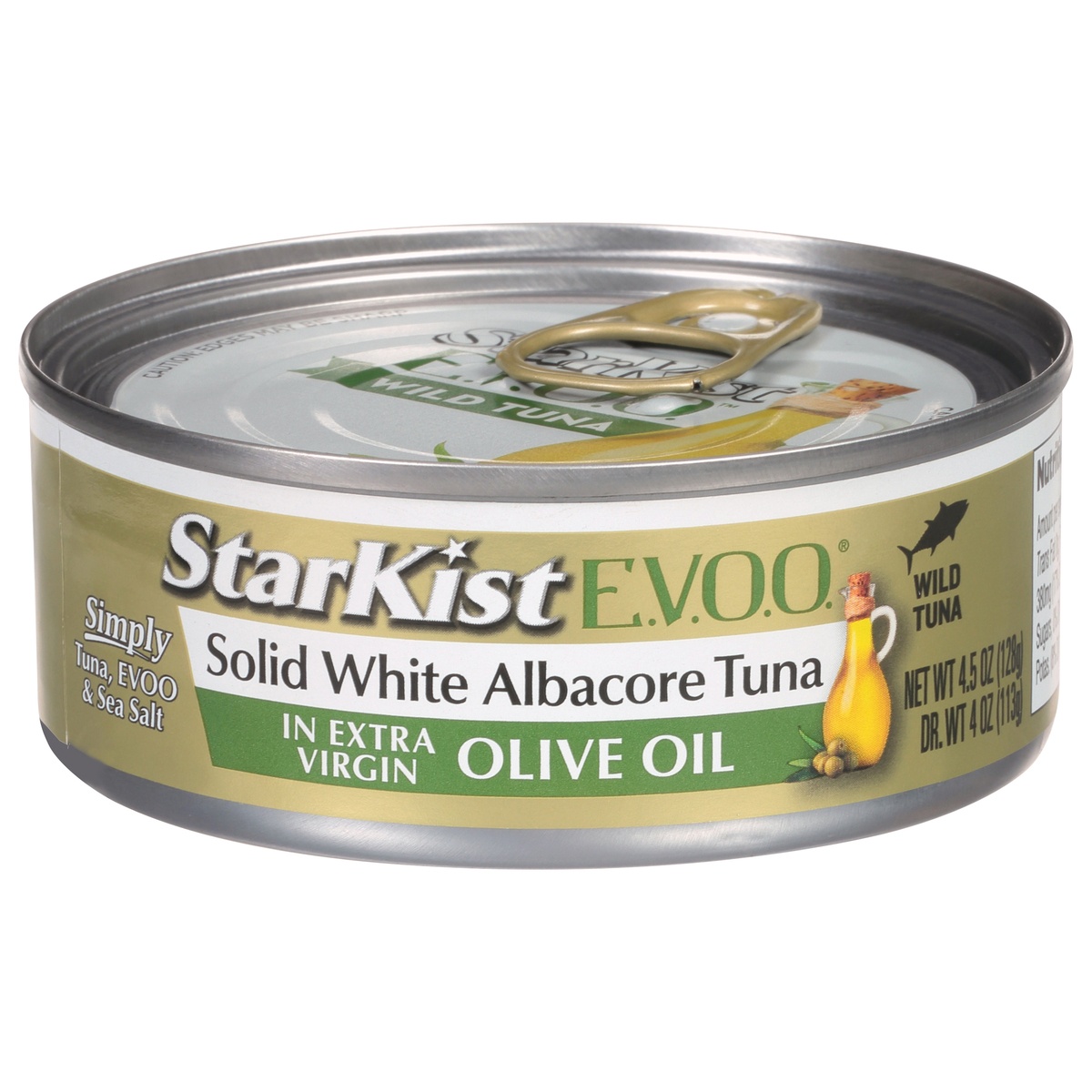 slide 1 of 1, StarKist In Extra Virgin Olive Oil Solid White Albacore Tuna 4.5 oz, 4.5 oz