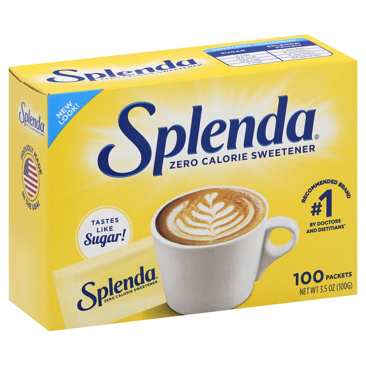 slide 2 of 9, Splenda Packets Zero Calorie Sweetener 100 ea, 100 ct