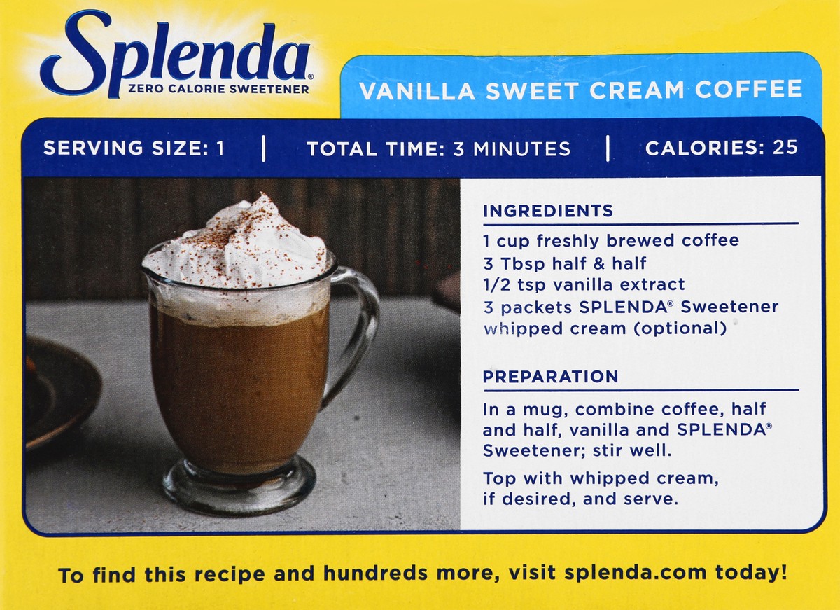 slide 5 of 9, Splenda Packets Zero Calorie Sweetener 100 ea, 100 ct