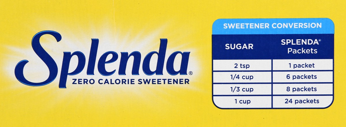 slide 9 of 9, Splenda Packets Zero Calorie Sweetener 100 ea, 100 ct