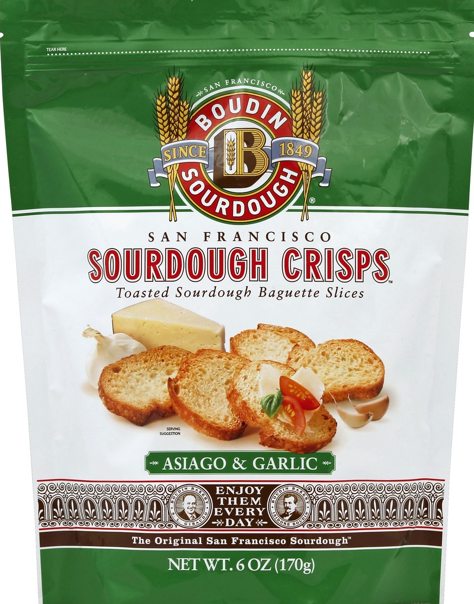 slide 1 of 2, Boudin Sourdough Crisps 6 oz, 6 oz
