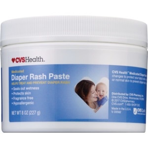 slide 1 of 1, CVS Health Medicated Diaper Rash Paste, 8 oz