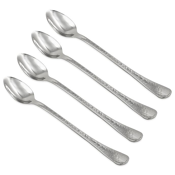 slide 1 of 2, Ginkgo Lafayette Stainless Steel Iced Tea Spoon, 4 ct