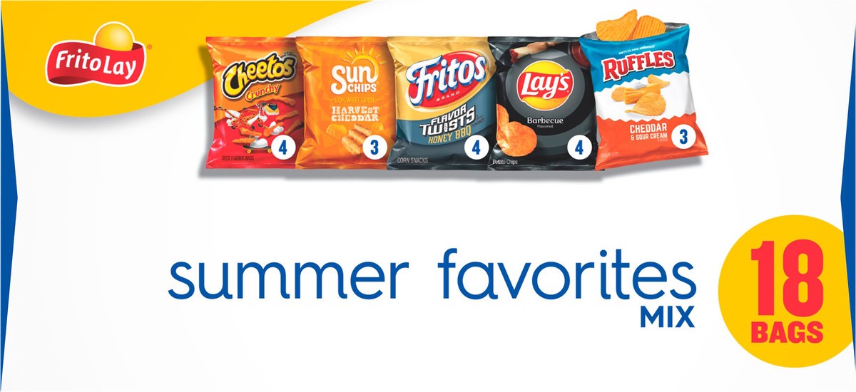 slide 8 of 11, Frito-Lay Summer Favorites Mix, 18 ct