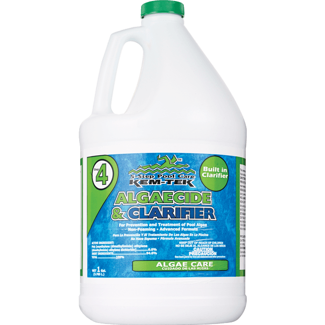 slide 1 of 1, Kem-Tek Algaecide & Clarifier, 128 oz