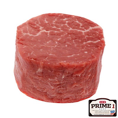 slide 1 of 1, H-E-B Prime 1 Beef Tenderloin Steak Center Cut Special Trim USDA Prime, per lb