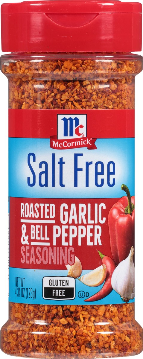 slide 9 of 10, McCormick Salt Free Roasted Garlic and Bell Pepper Seasoning, 4.34 oz, 4.34 oz