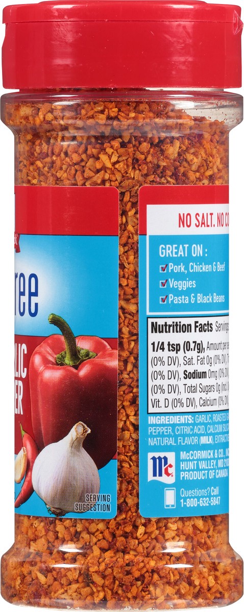 slide 8 of 10, McCormick Salt Free Roasted Garlic and Bell Pepper Seasoning, 4.34 oz, 4.34 oz