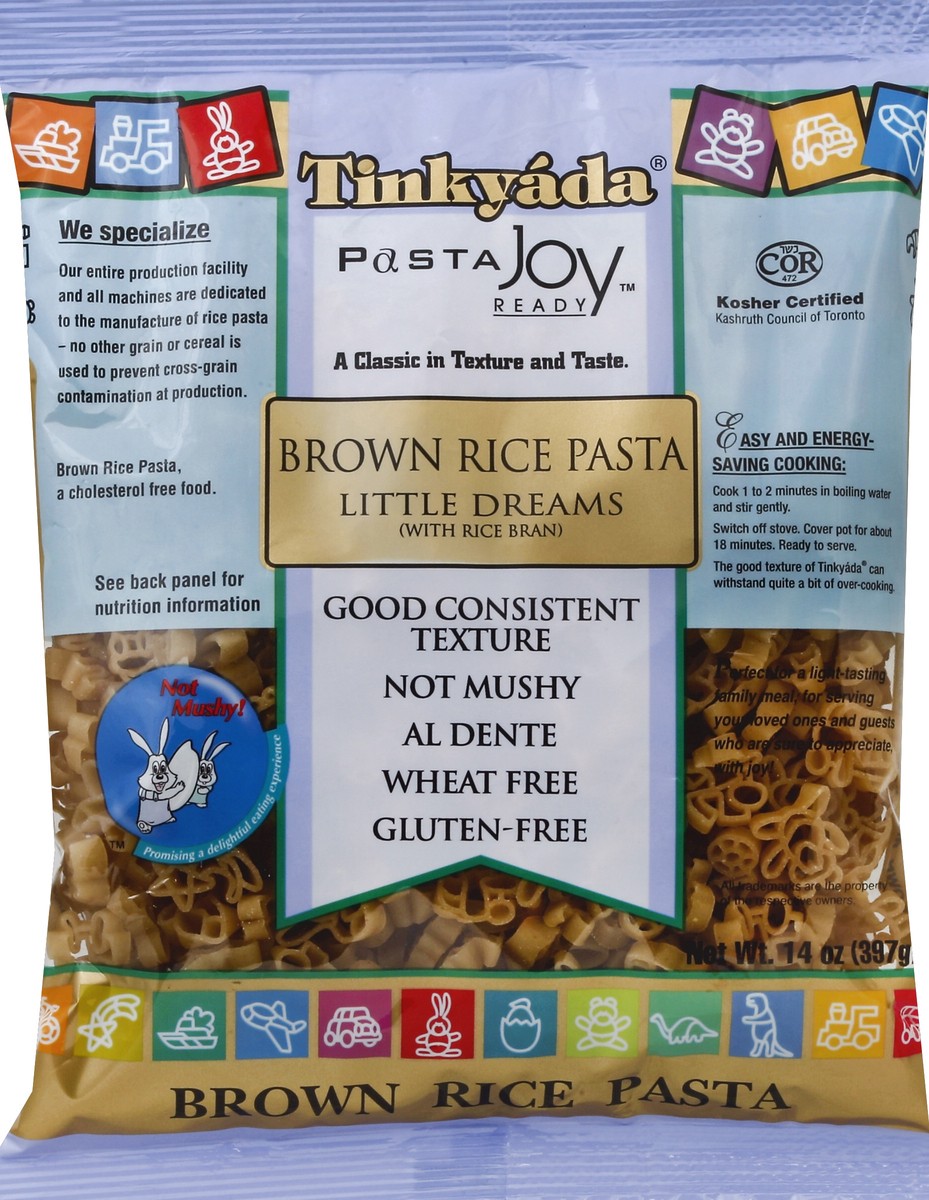 slide 1 of 5, Tinkyada Gluten Free Little Dreams Brown Rice Pasta, 14 oz