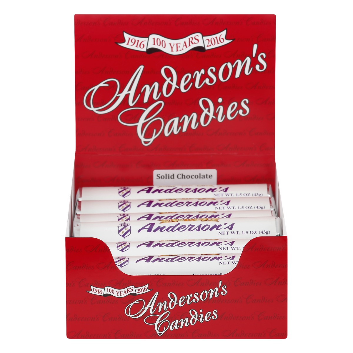 slide 1 of 12, Anderson's Candies Milk Chocolate 1 ea, 1 ea