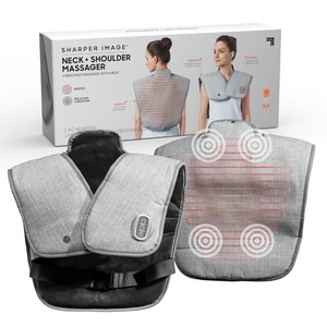 slide 1 of 1, Sharper Image Pain Relief Heated Neck Wrap, 1 ct