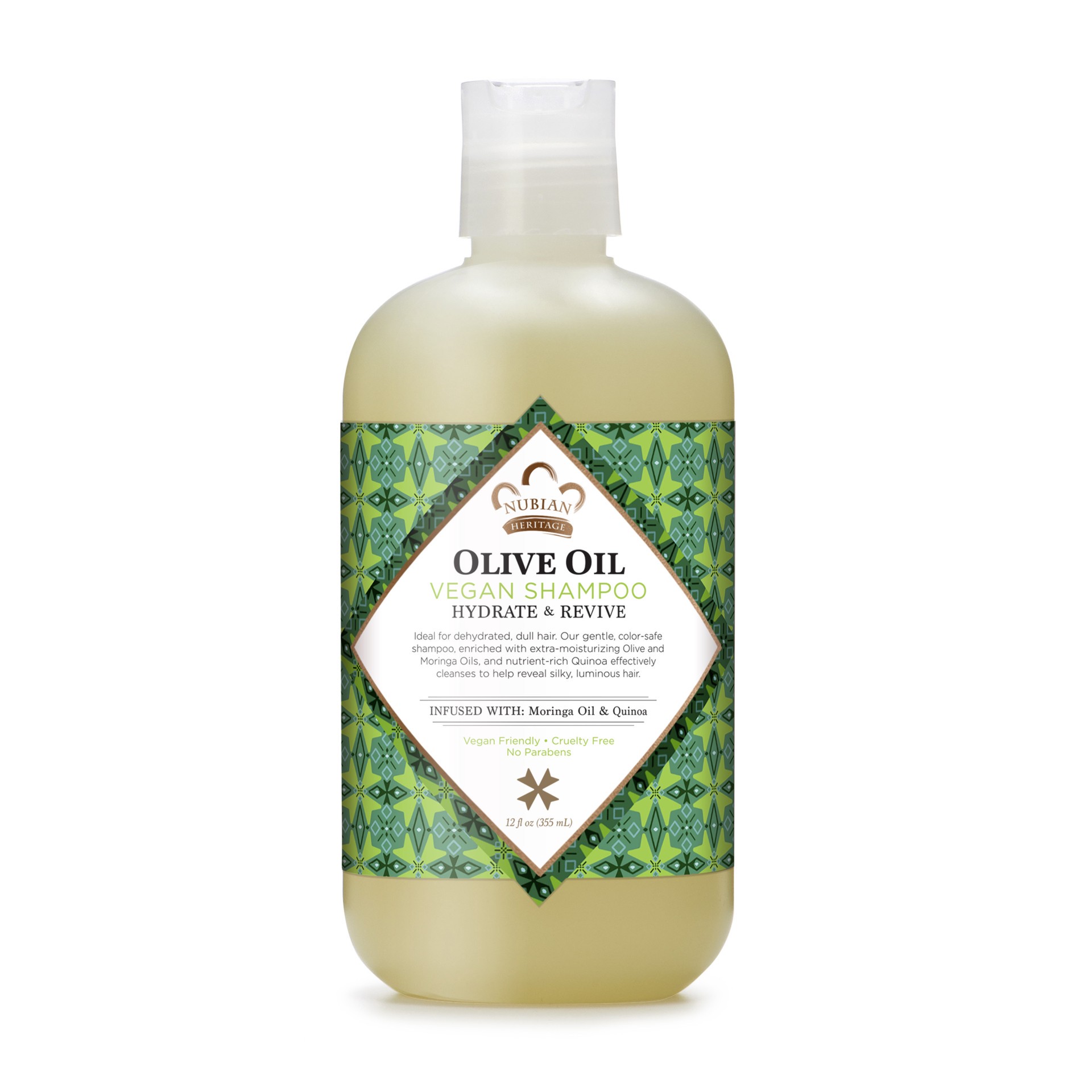 slide 1 of 4, Nubian Heritage Shampoo Olive Oil, 12 oz, 12 oz