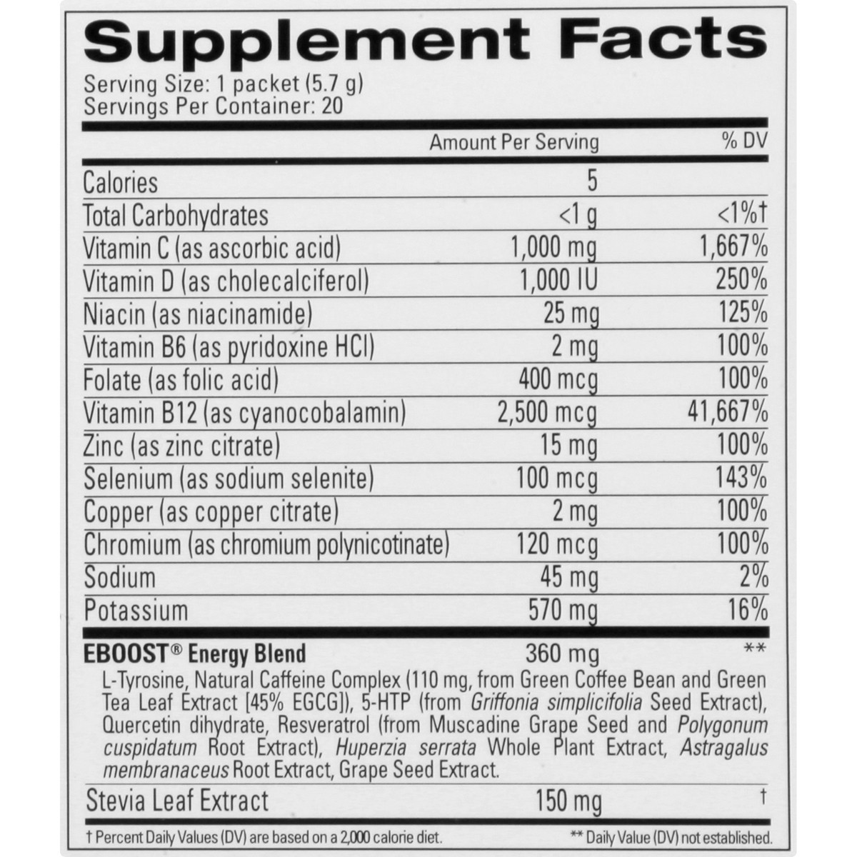 slide 2 of 13, EBOOST Super Powder 20 ea, 20 ct