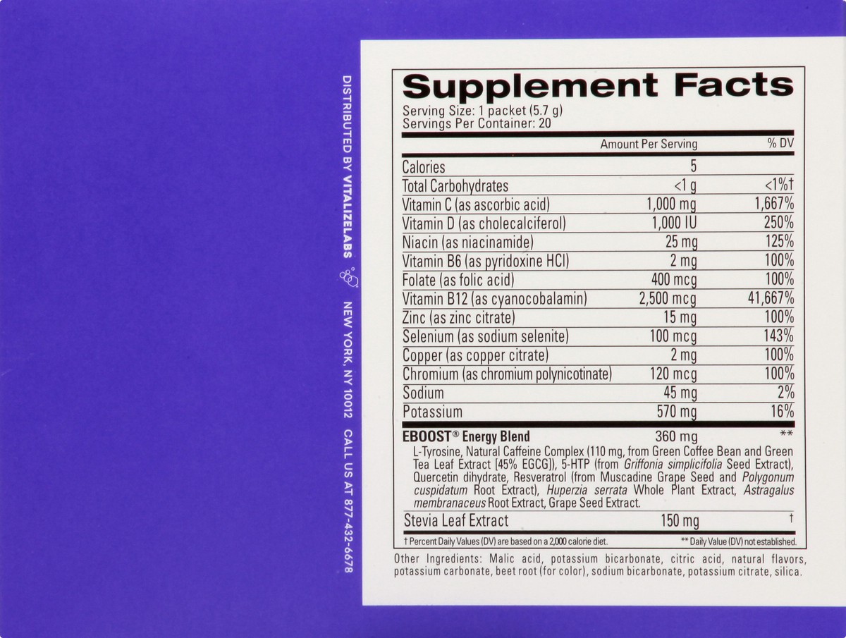 slide 10 of 13, EBOOST Super Powder 20 ea, 20 ct