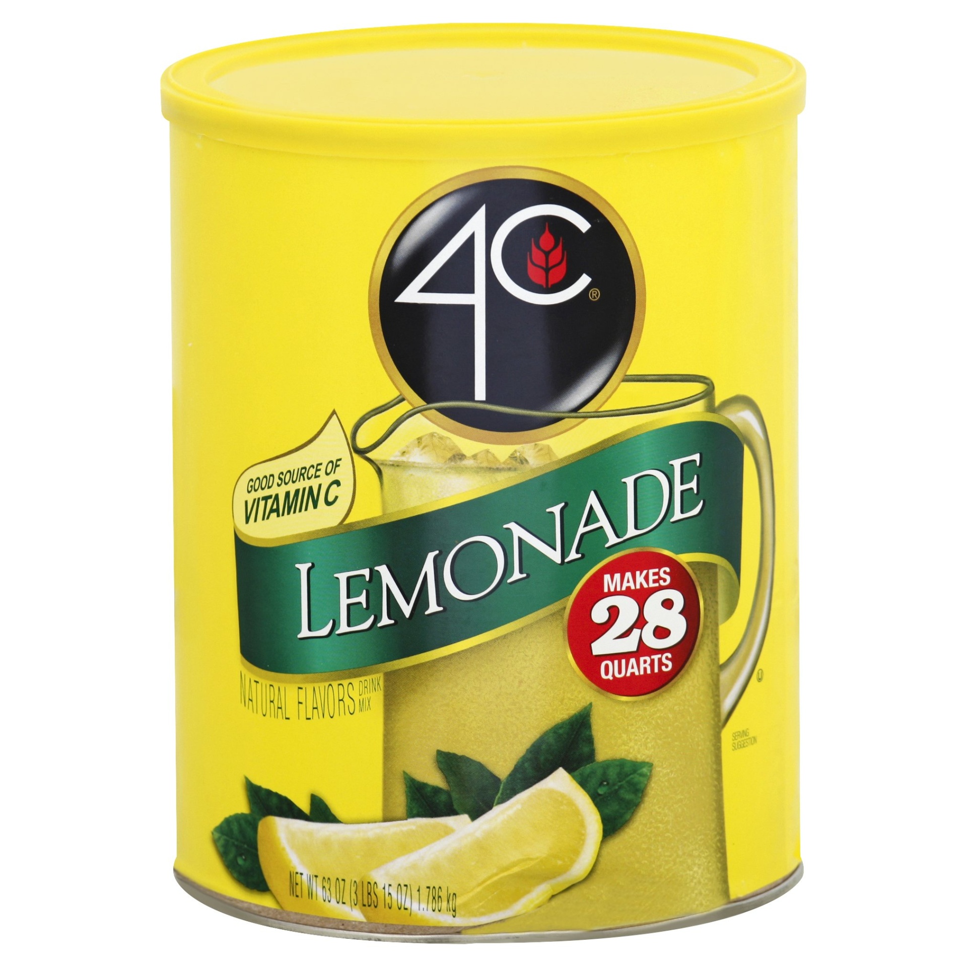 slide 1 of 8, 4C Lemonade, 63 oz