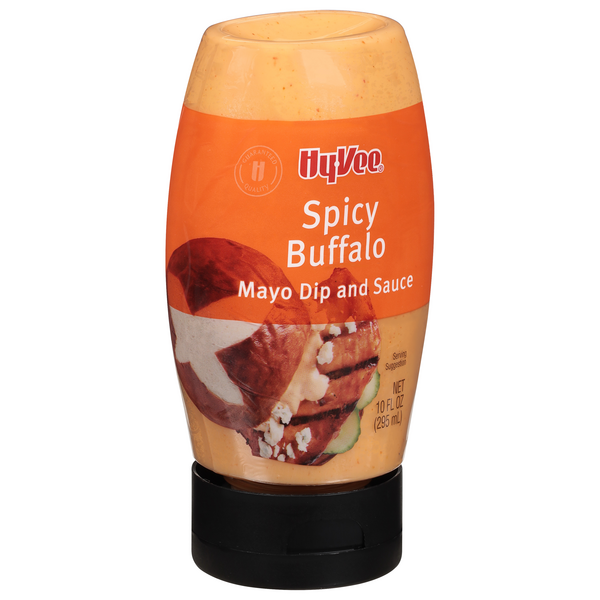 slide 1 of 1, Hy-vee Spicy Buffalo Mayo Dip And Sauce, 10 fl oz