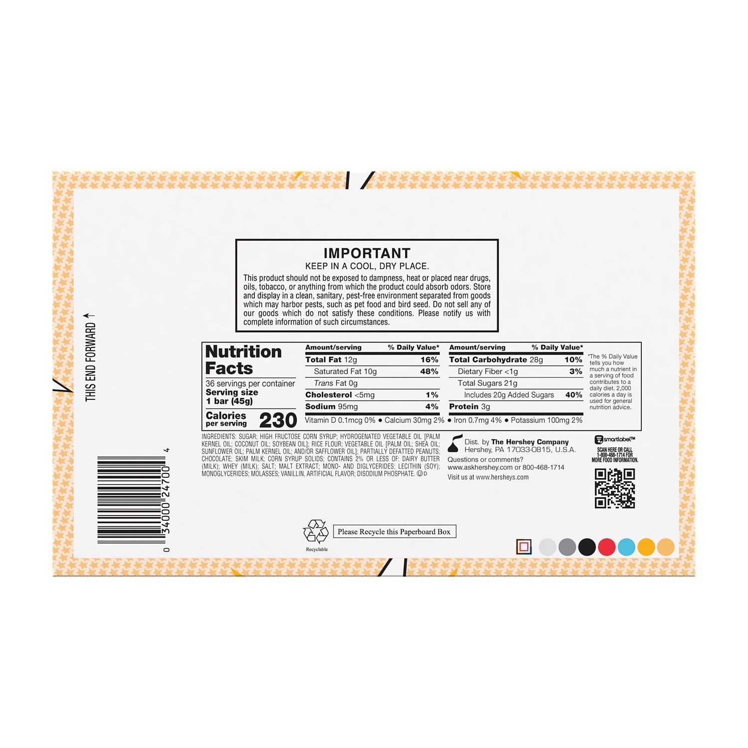 slide 3 of 6, Whatchamacallit Candy Bars 36 ea, 36 ct