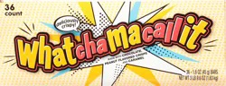Whatchamacallit Chocolate, Caramel and Peanut Flavored Crisps Candy Bars, 36 ct