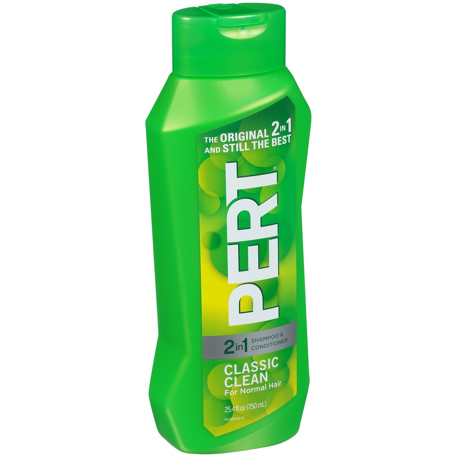 slide 2 of 7, Pert Plus 2-in-1 Shampoo & Conditioner, Classic Clean, 25.4 fl oz