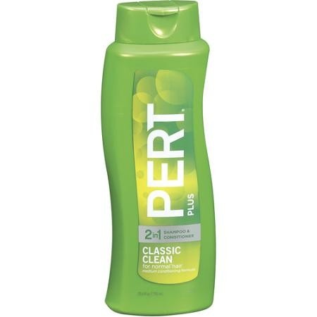 slide 1 of 7, Pert Plus 2-in-1 Shampoo & Conditioner, Classic Clean, 25.4 fl oz