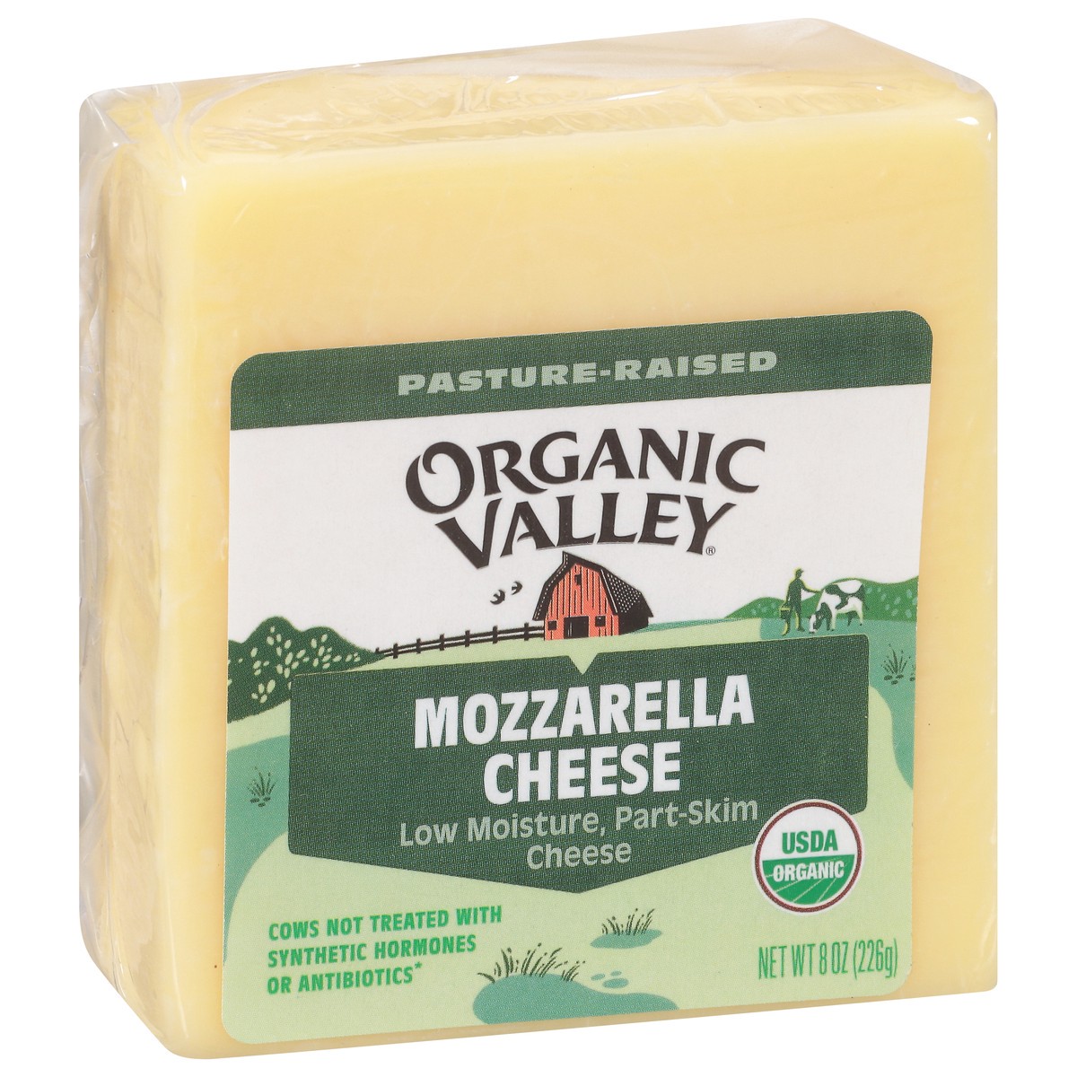 slide 9 of 9, ORGANIC VALLEY Organic Mozzarella Cheese, 8 oz, 8 oz