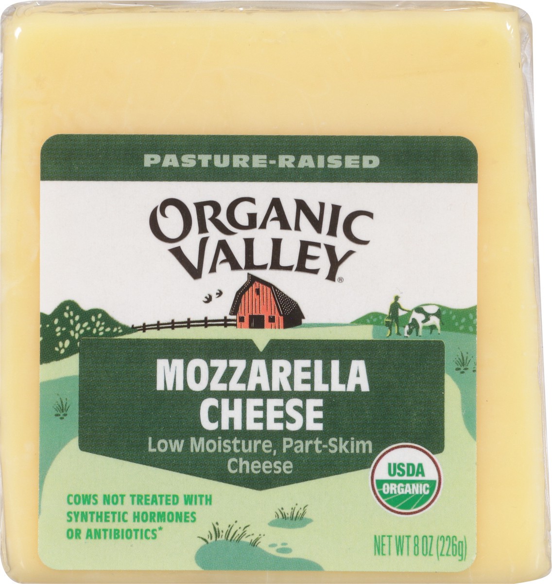 slide 7 of 9, ORGANIC VALLEY Organic Mozzarella Cheese, 8 oz, 8 oz