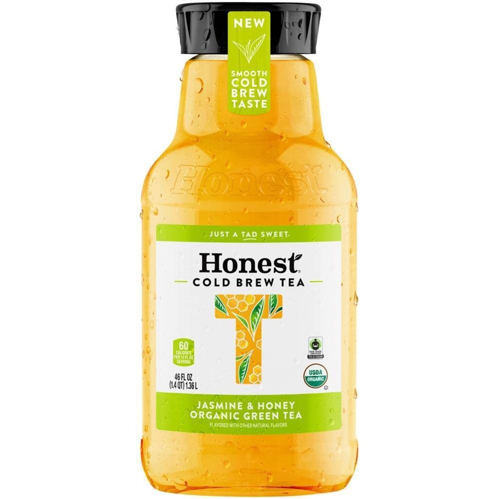 slide 1 of 1, Honest Tea Honest Cold Brew Jasmine & Honey Organic Green Tea, 46 fl oz