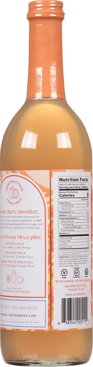 slide 4 of 12, Swoon Mixers Ginger Lime Mixer 25.4 fl oz, 25.4 fl oz