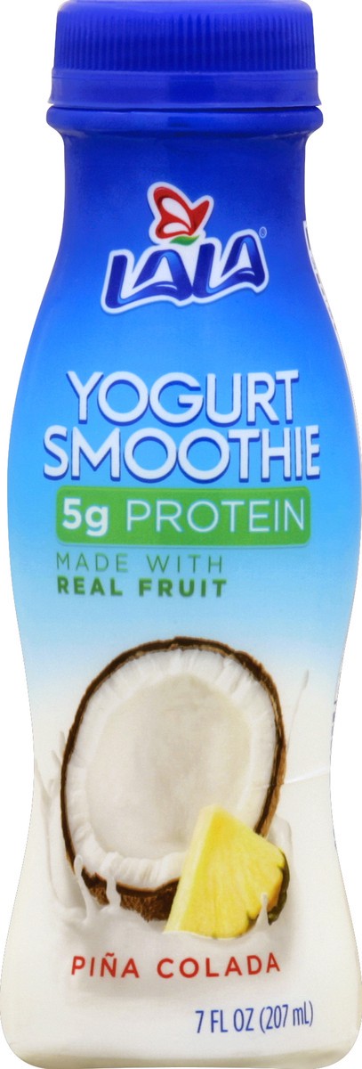 slide 4 of 4, LALA Pina Colada Yogurt Smoothie, 7 fl oz