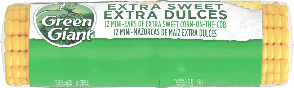 slide 7 of 12, Green Giant Corn on the Cob Extra Sweet, 12 Ct (Frozen), 12 ct