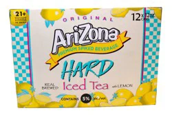 AriZona Hard Iced Tea with Lemon 12 - 12 fl oz Cans