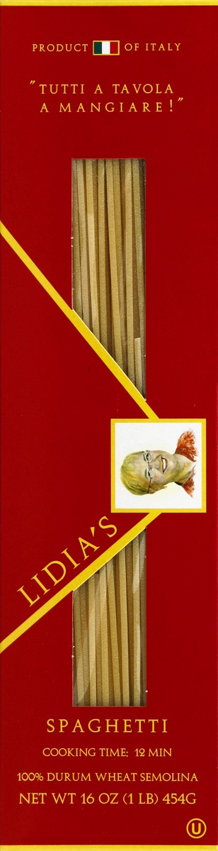 slide 1 of 4, Lidia's Spaghetti 16 oz, 16 oz