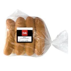 Cub Bakery White Hot Dog Buns, 8 Each