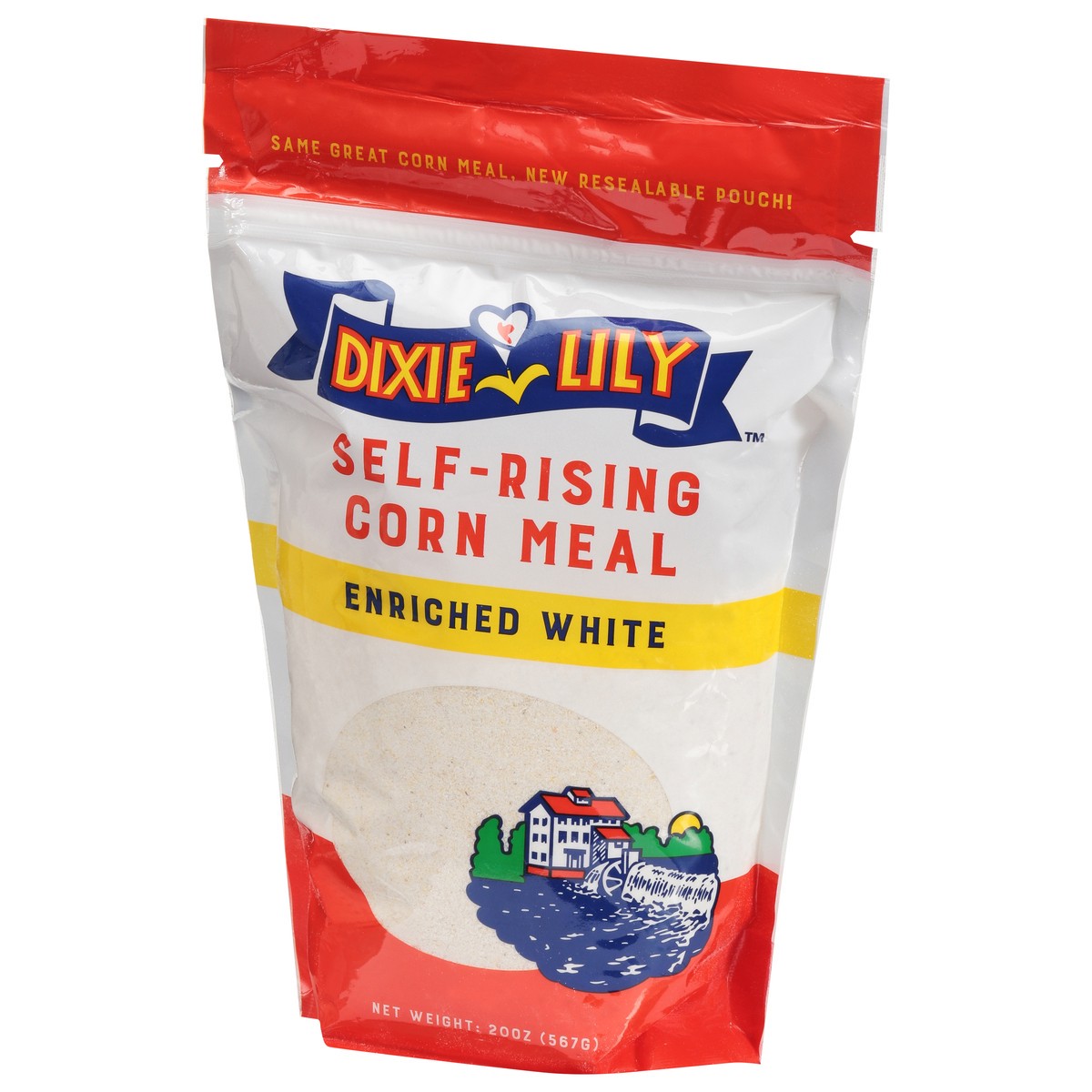 slide 2 of 11, Dixie Lily S/R/White Cornmeal, 20 oz