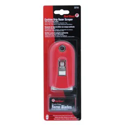 Red Devil Soft Grip Push Pull Window Scraper with 5 Blades