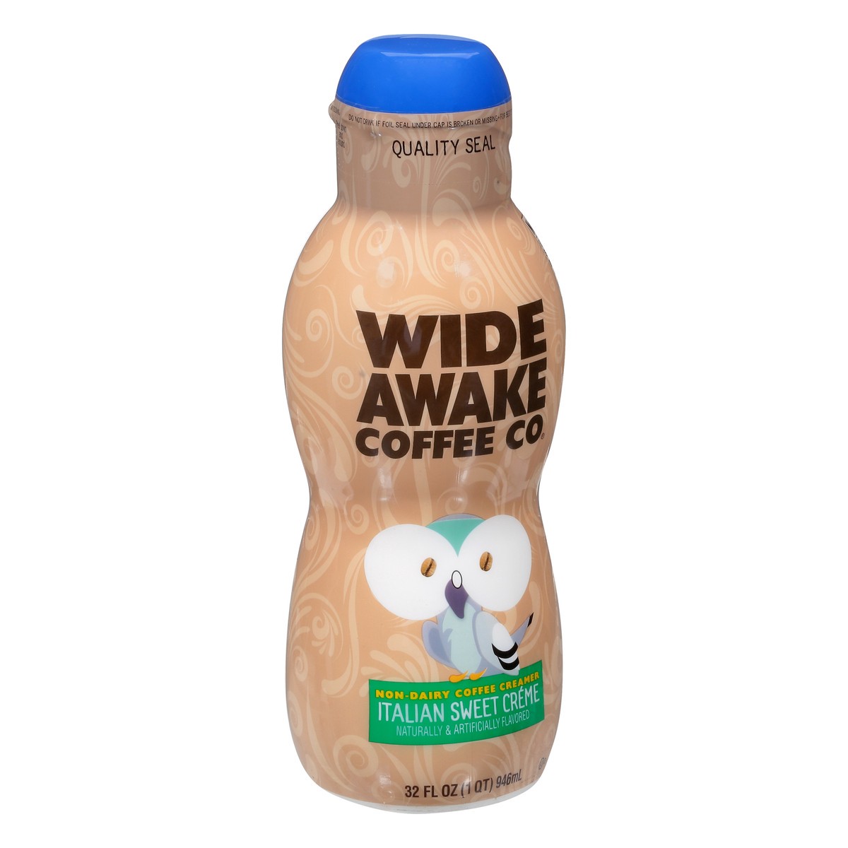 slide 2 of 10, Wide Awake Coffee Co. Coffee Creamer, Non-Dairy, Italian Sweet Creme, 32 oz