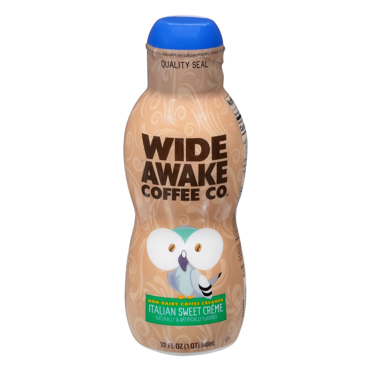 slide 1 of 10, Wide Awake Coffee Co. Coffee Creamer, Non-Dairy, Italian Sweet Creme, 32 oz