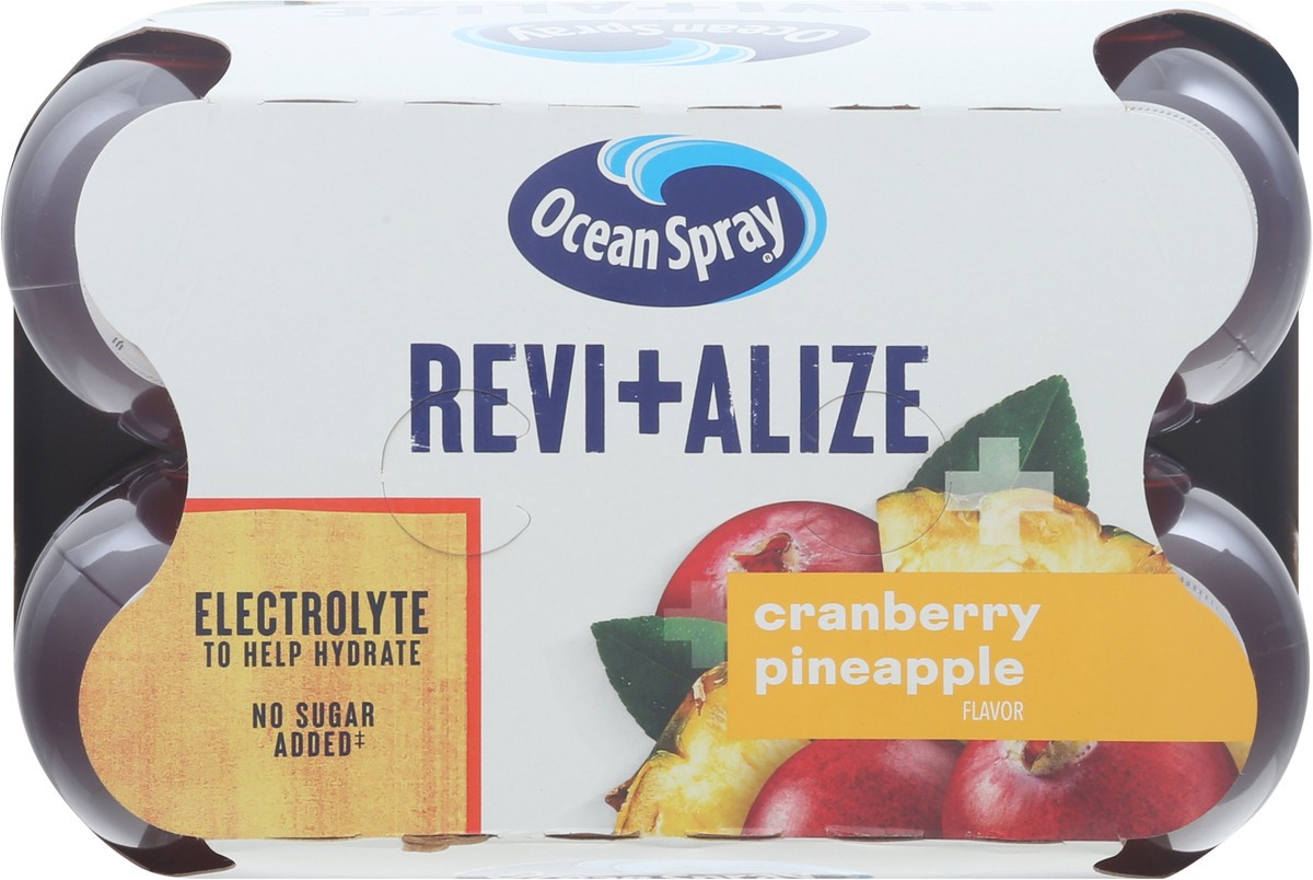 slide 9 of 9, Ocean Spray Revi+Alize Cranberry Pineapple Juice Drink 6 - 10 fl oz Bottles, 6 ct; 10 fl oz