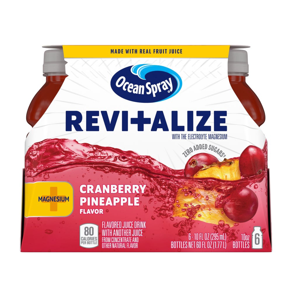 Ocean Spray Revitalize Cranberry Pineapple Juice Drink 6 ct; 10 fl oz