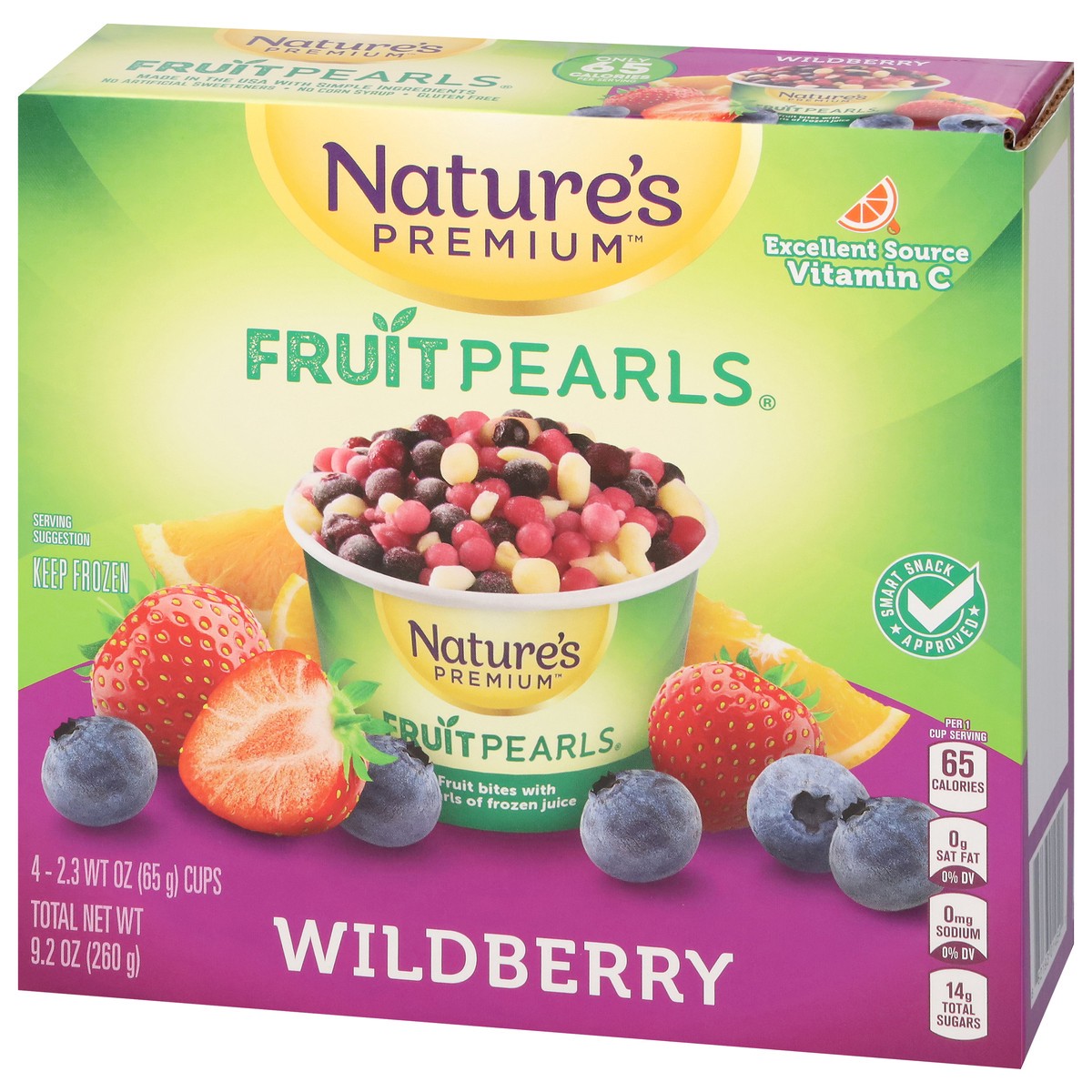slide 7 of 14, Nature's Premium Fruit Pearls 4pk Triple Berry 2.3 Oz, 4 ct