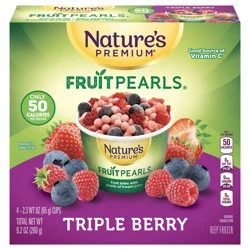 Nature's Premium Fruit Pearls 4pk Triple Berry 2.3 Oz