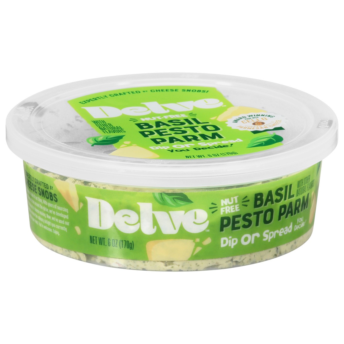 slide 2 of 4, Delve Basil Pesto Parm Dip or Spread 6 oz, 6 oz