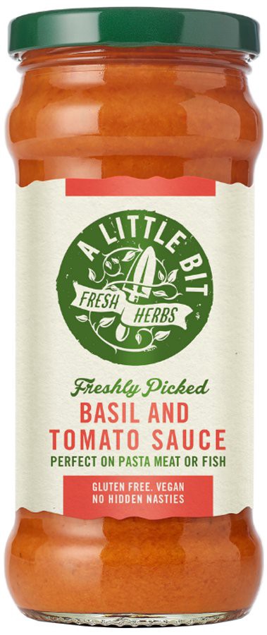 slide 1 of 1, A Little Bit Basil & Tomato Sauce, 11.46 oz