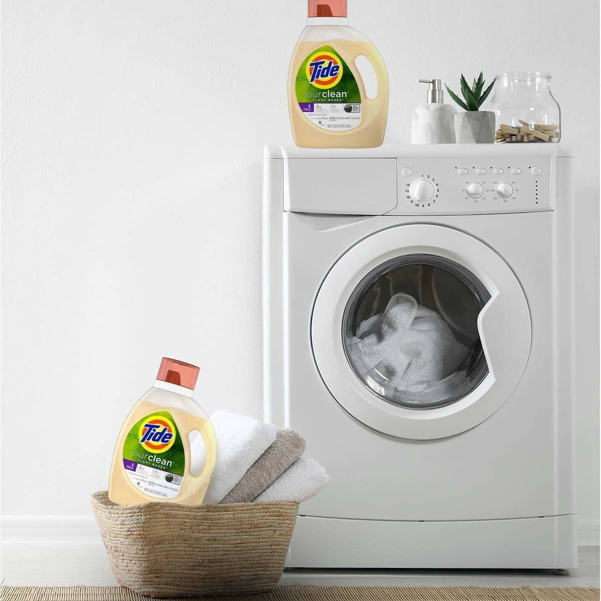 slide 3 of 17, Tide purclean Liquid Laundry Detergent, Honey Lavender Scent, 69 fl oz, 48 loads, 75% plant-based, 69 fl oz