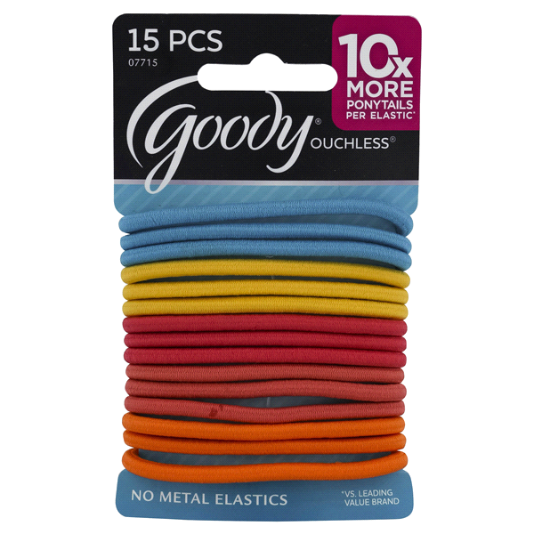 slide 1 of 1, Goody Sunset Beach Elastic Hair Ties, 15 ct